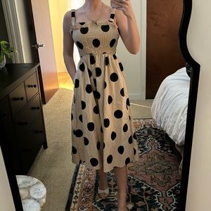 English Factory Polka Dot dress with pockets!!